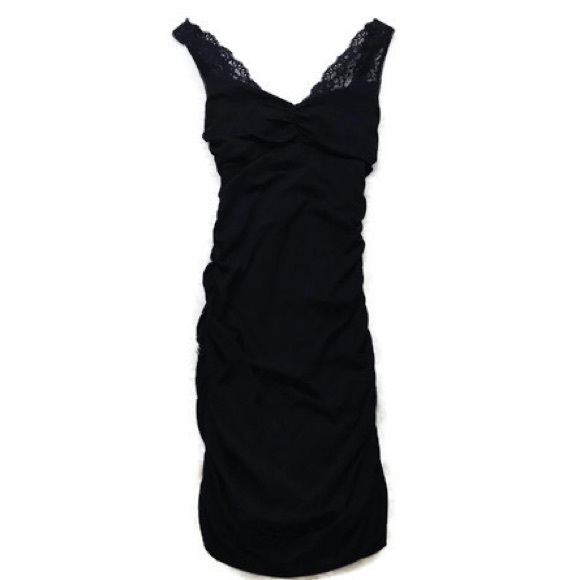 Express Dresses & Skirts - EXPRESS LACE BLACK BODYCON DRESS